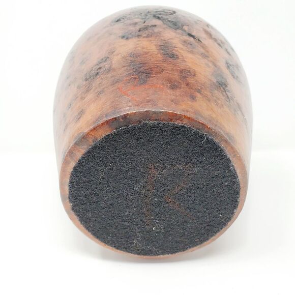 Decorative Ceramic/Clay Vase with Woven Fibers - Picture 6 of 8